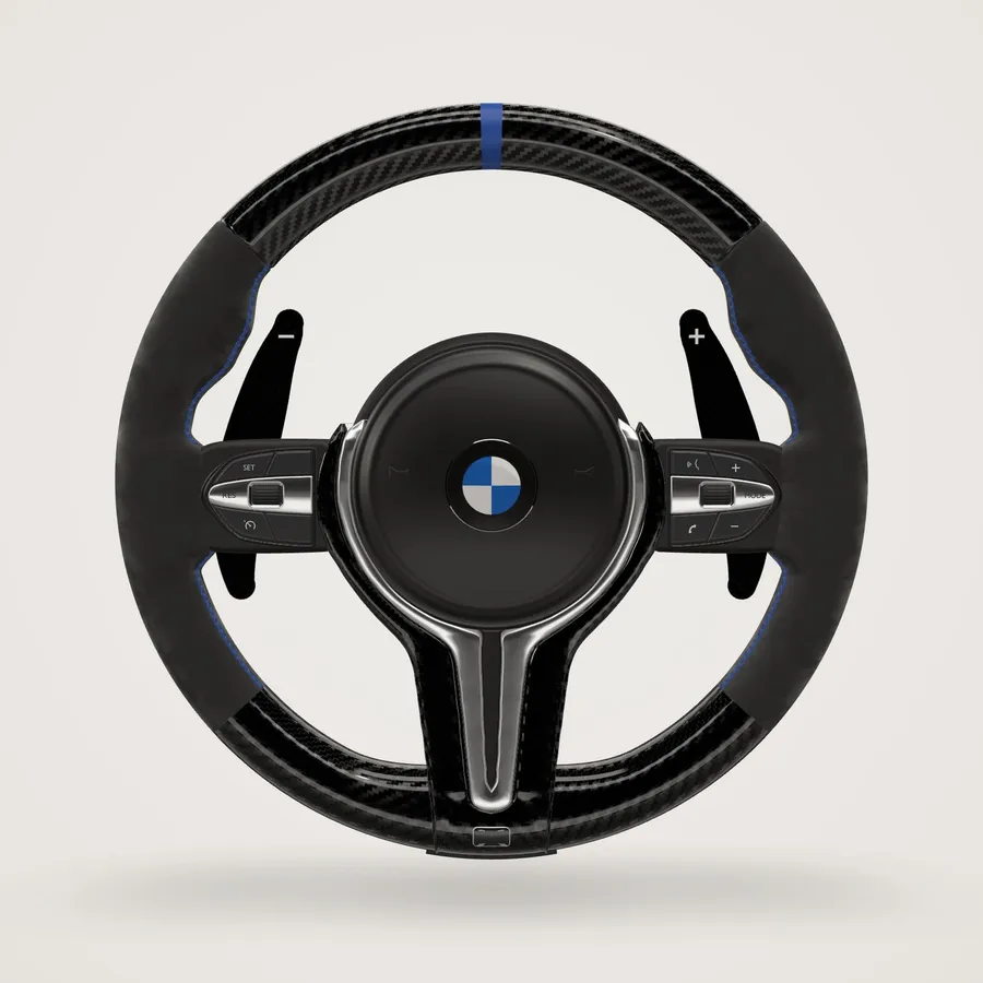 BMW M2, M3, M4, M5 · F Series steering wheel by Aero Elite, render